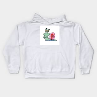 Squidward Snail Kids Hoodie